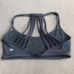 NWOT Grey lululemon sports bra